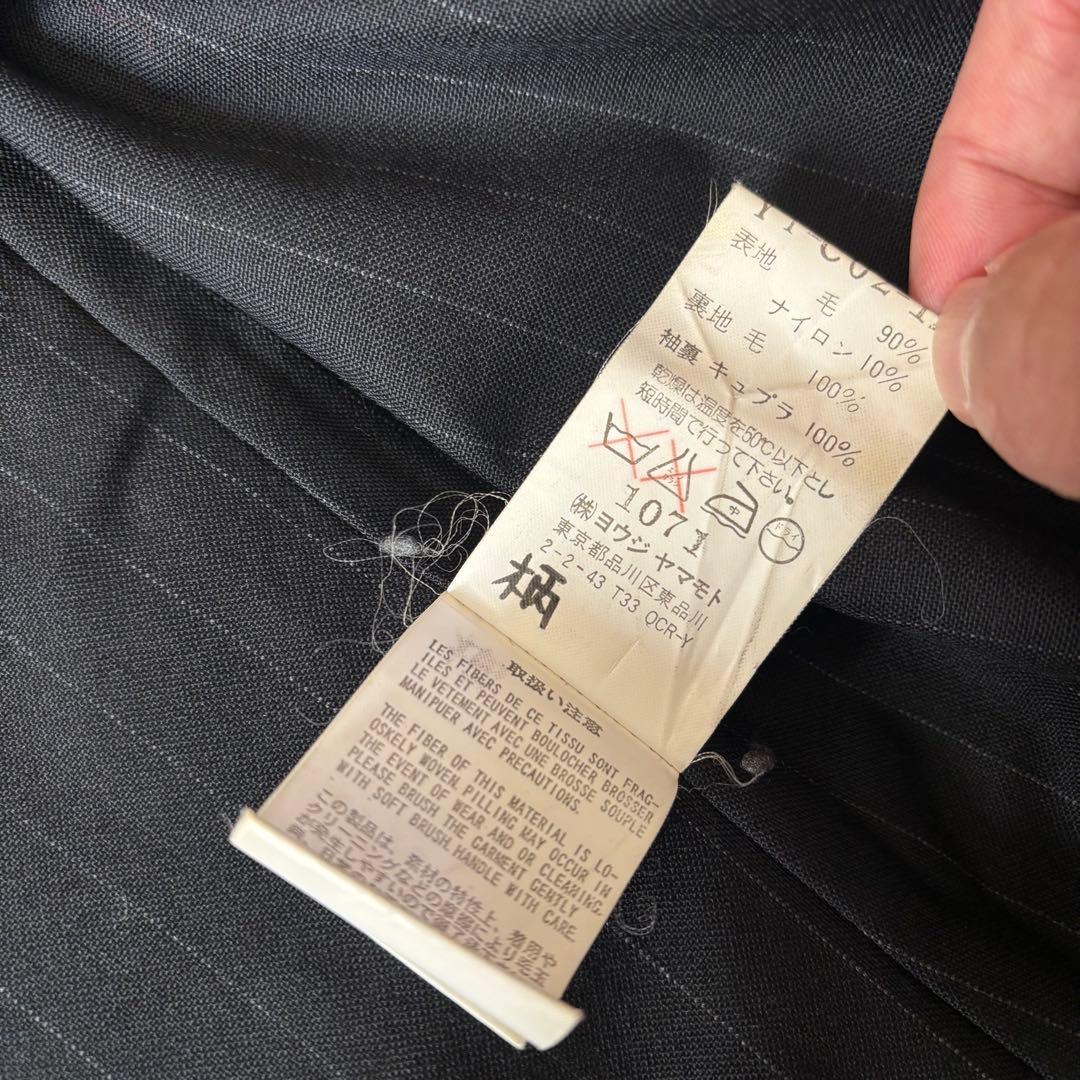 ジャケット・アウター Y's yohji yamamoto wool gown coat BLK 3