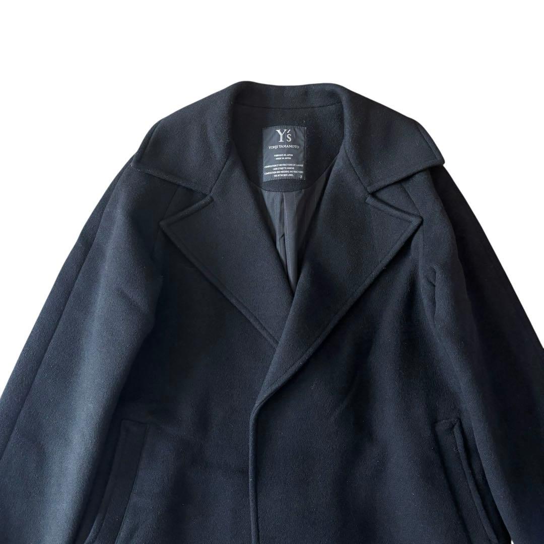 ジャケット・アウター Y's yohji yamamoto wool gown coat BLK 3