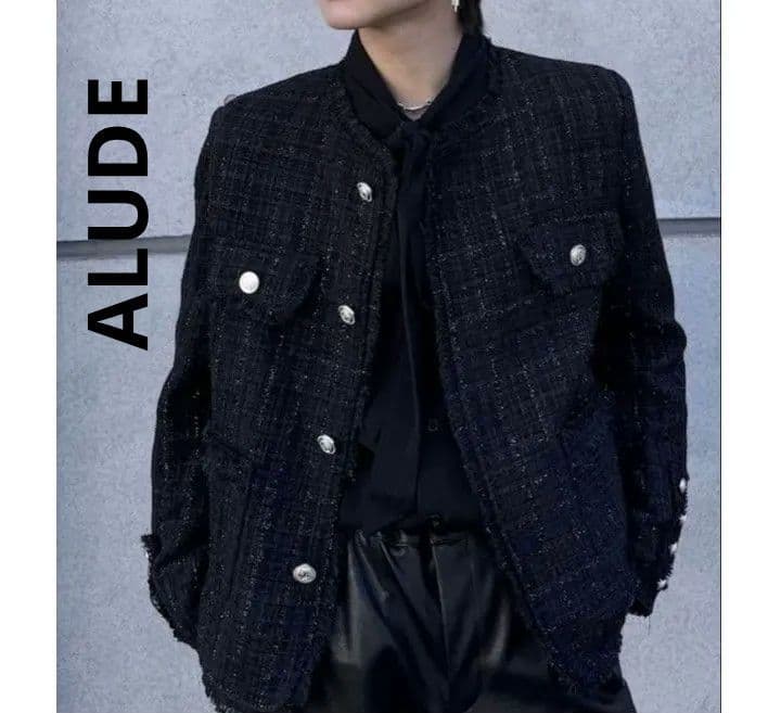 ALUDE アルード 韓国 ツイード ジャケット 完売品 Y2K