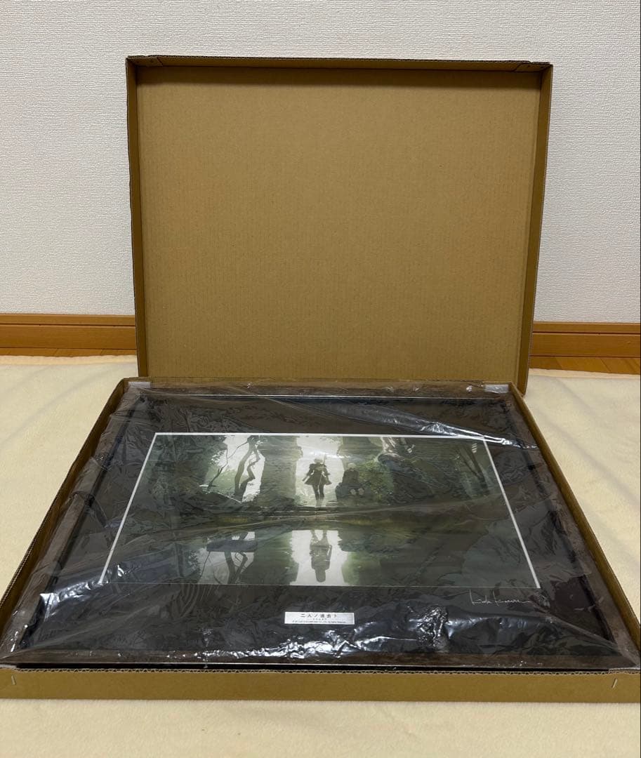 額装付き 高精彩アート 『NieR Art「二人ノ過去ト」』