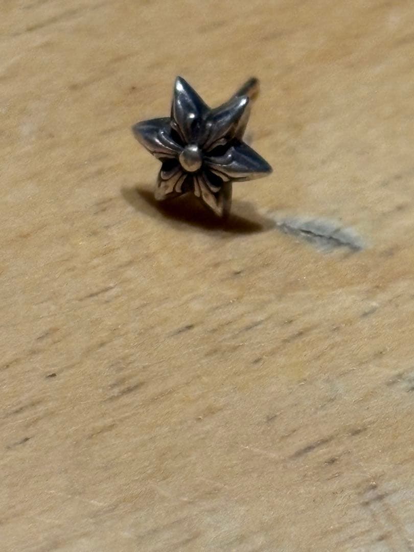 クロムハーツ スタッド　スター　シルバー　ピアス