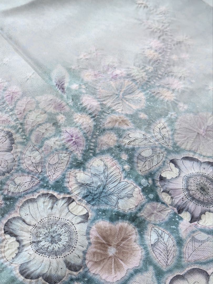 訪問着セット 辻ヶ花絞り 翠山