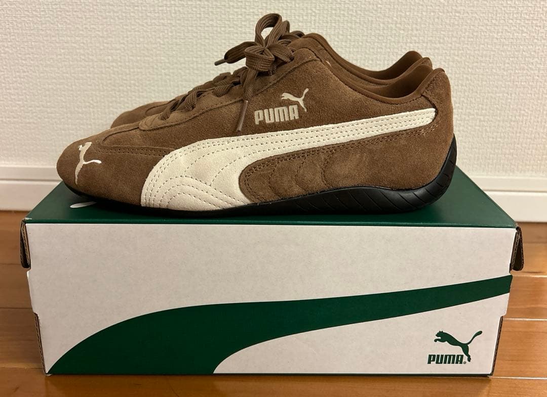 【美品】PUMA プーマ スピードキャット OG ブラウン 24.5cm 箱付き