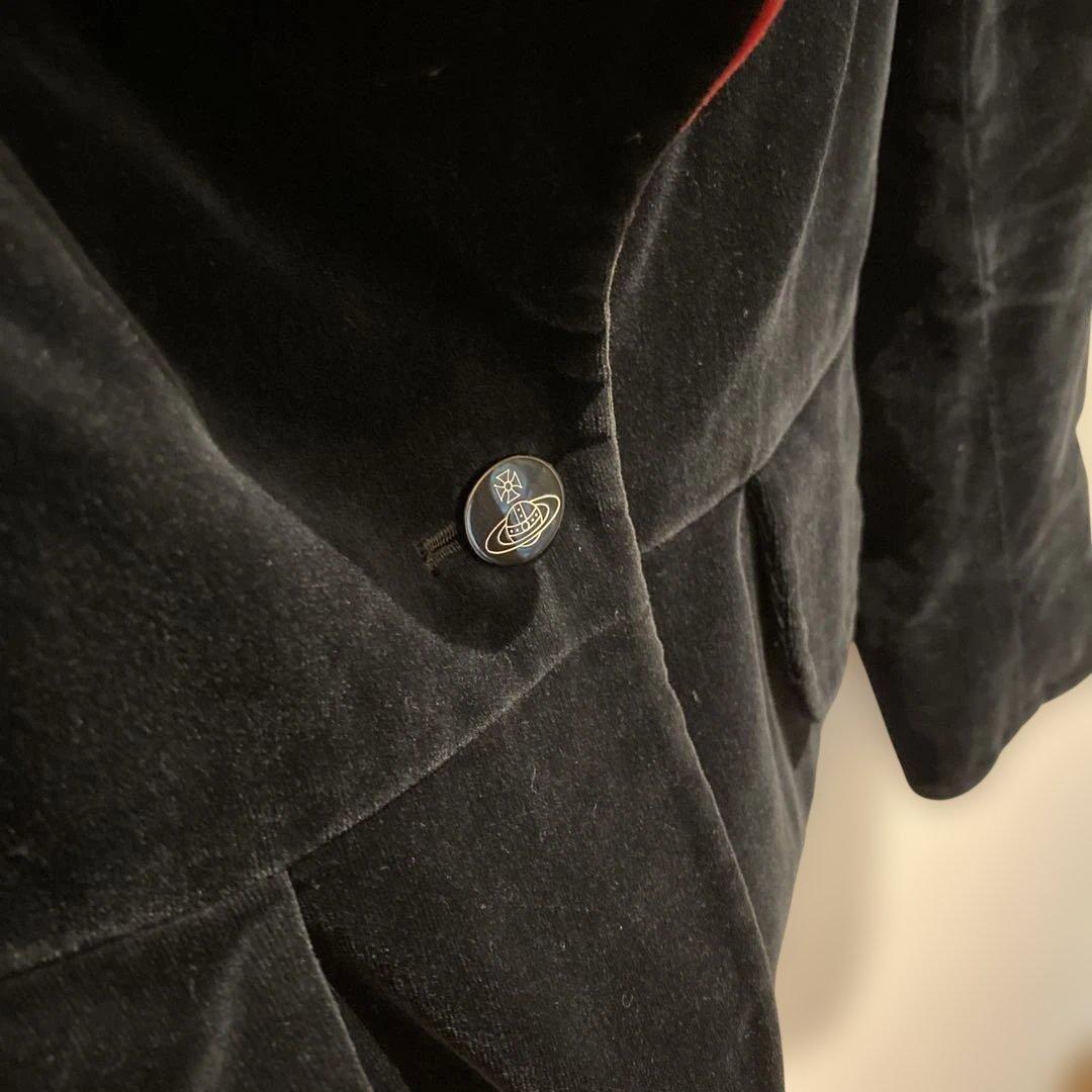Vivienne Westwood RED LABEL ラブジャケットベロア赤黒