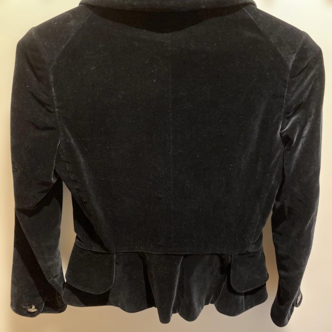 Vivienne Westwood RED LABEL ラブジャケットベロア赤黒
