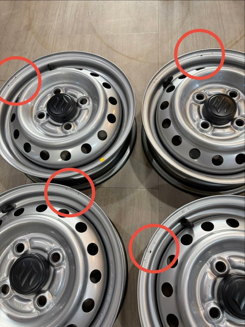 スズキ　スーパーキャリィ　軽トラ　DA16T 純正　ホイール