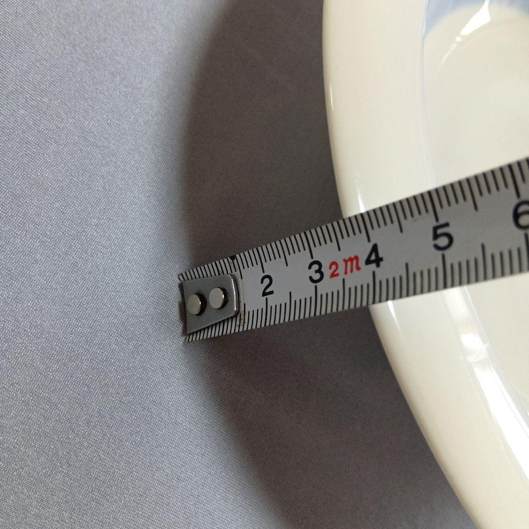 アラビアARABIAホワイトとブルーのスープ皿6枚セット