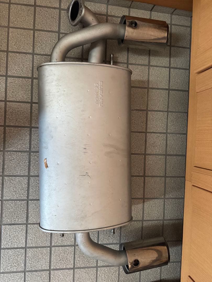 86後期純正マフラー リアピース