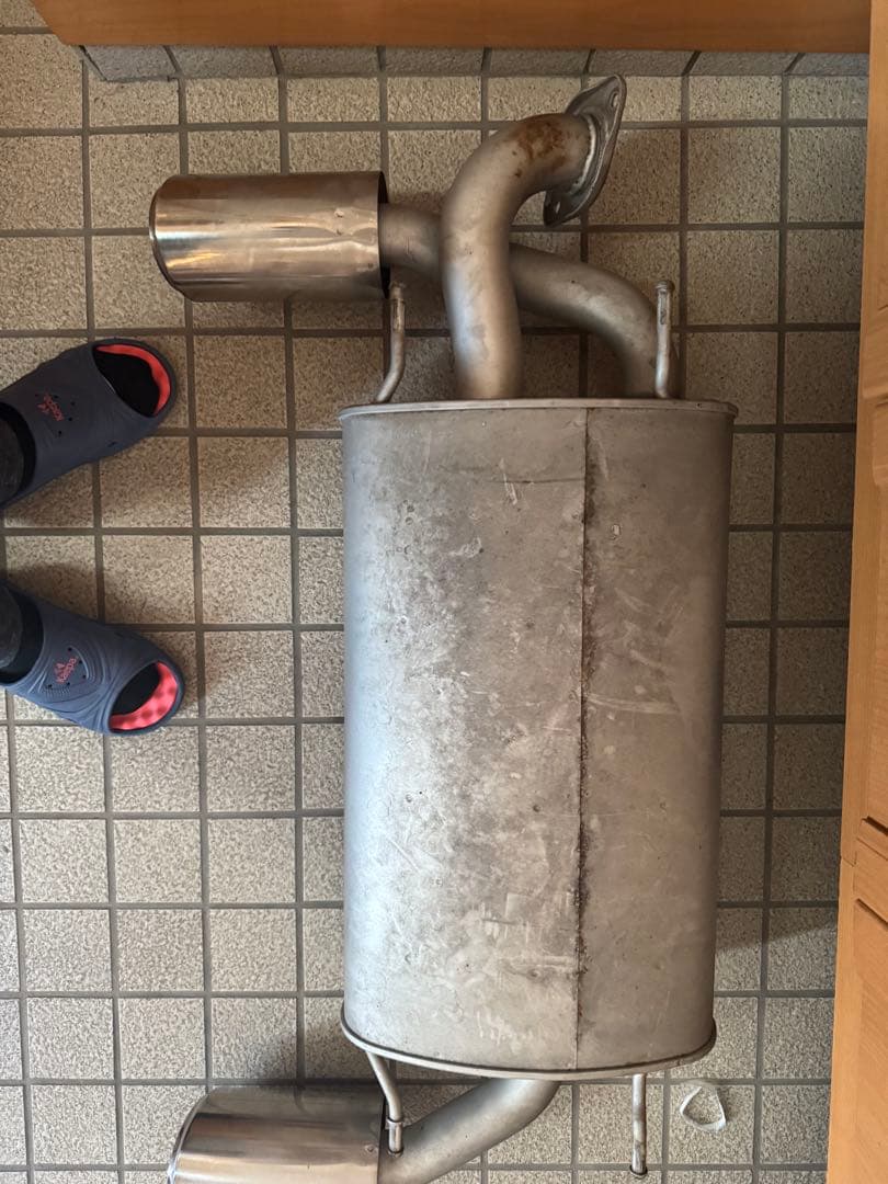 86後期純正マフラー リアピース