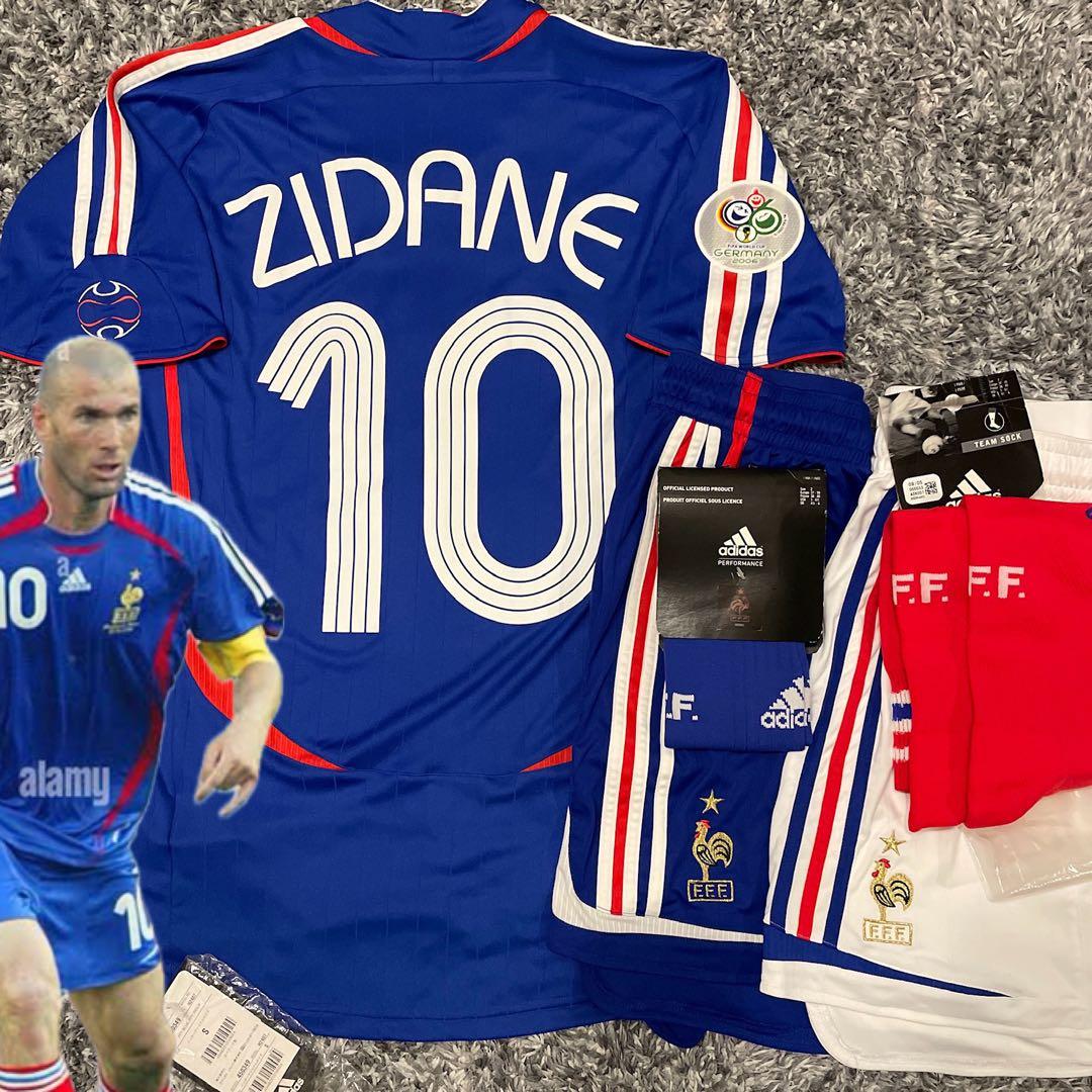 クンデ着用 国内正規品 新品未使用 ジダン フランス代表 全身セットユニフォーム