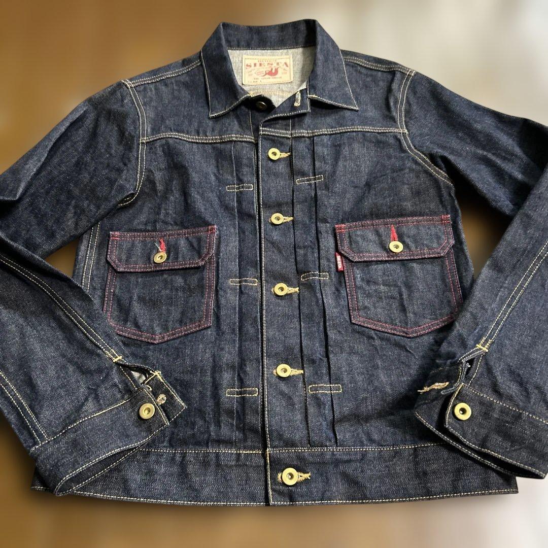 最終値下げ希少マルボロ限定 デニム工房 SIESTA 2ndタイプ赤耳 L