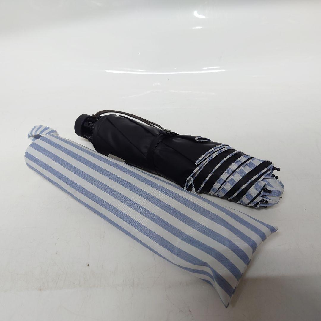 サンバリア100 折りたたみ日傘 ２段折 コンパクト / ストライプ