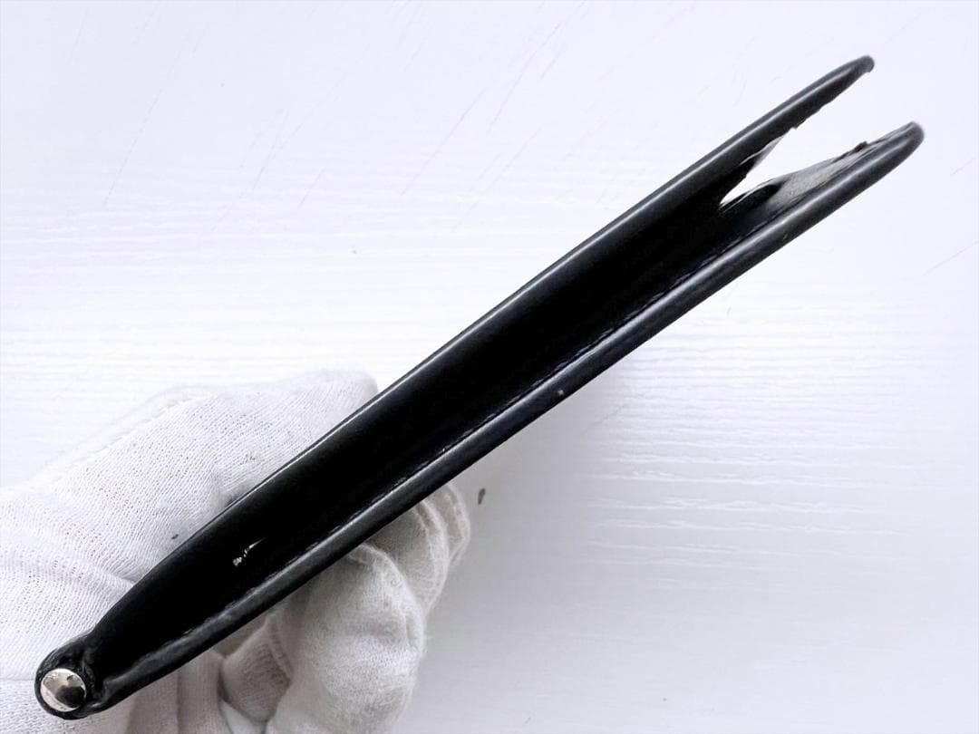 良好品　ベルルッティ　アッサオ　スクリットレザー　マネークリップ