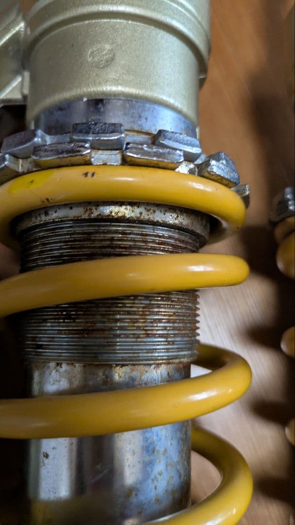 SHOYA サスペンションショック ゴールド/イエロー