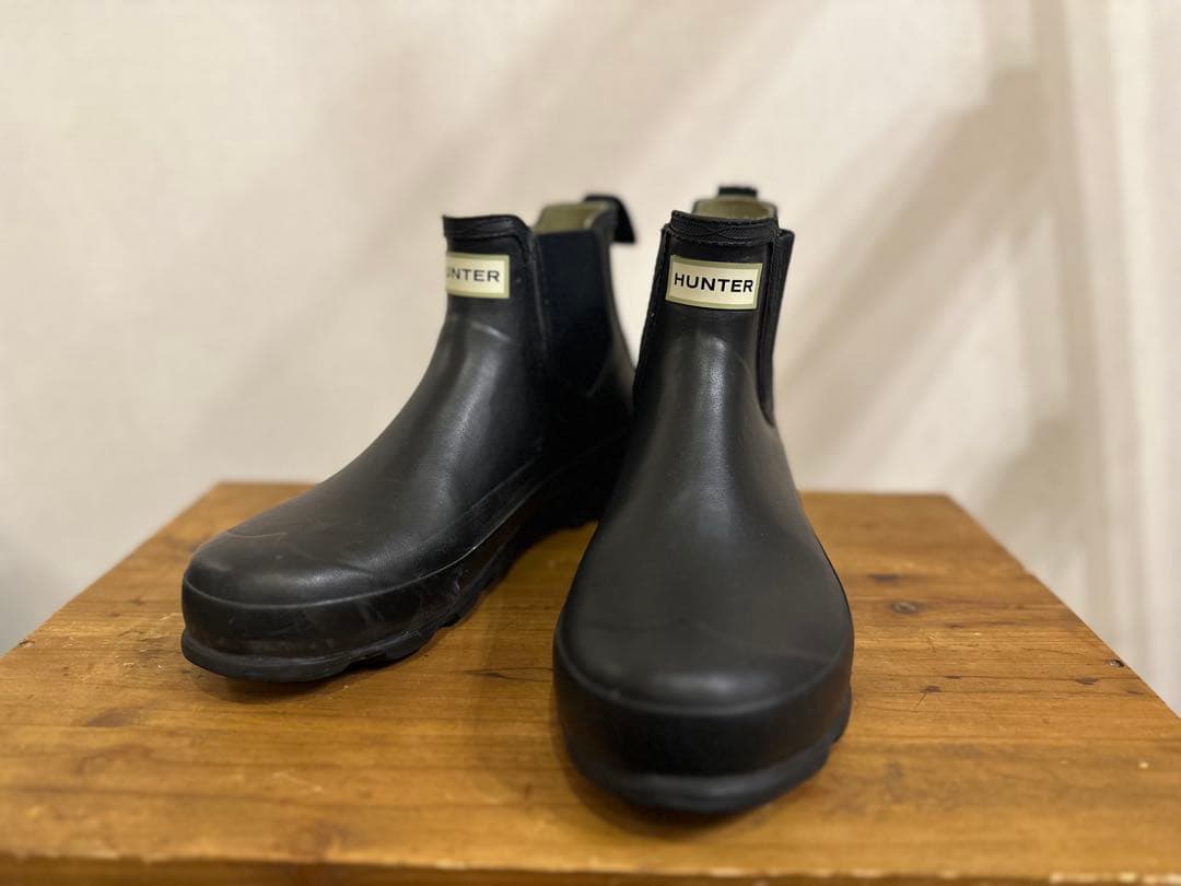 HUNTER ショートブーツ レインブーツ　サイドゴアブーツ