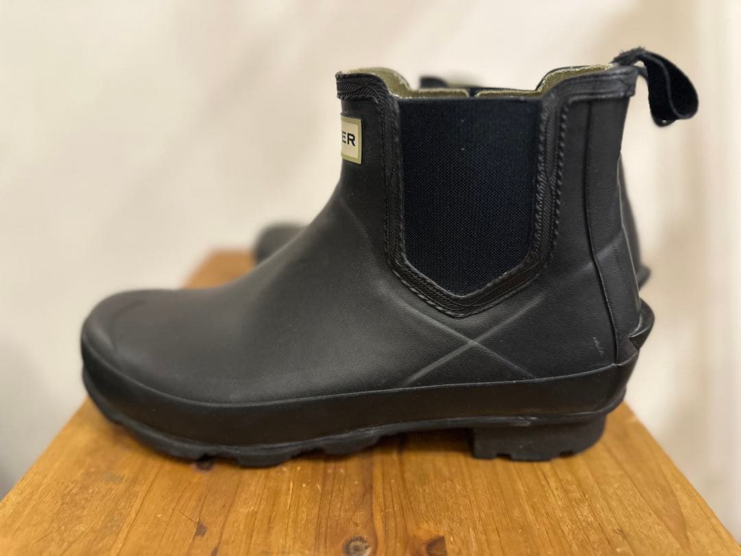 HUNTER ショートブーツ レインブーツ　サイドゴアブーツ