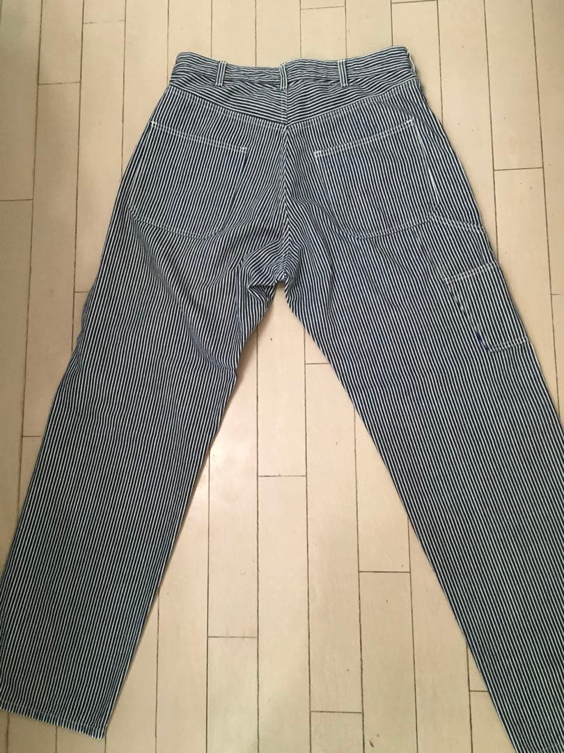 GDEH ストライプ ペインターパンツ L