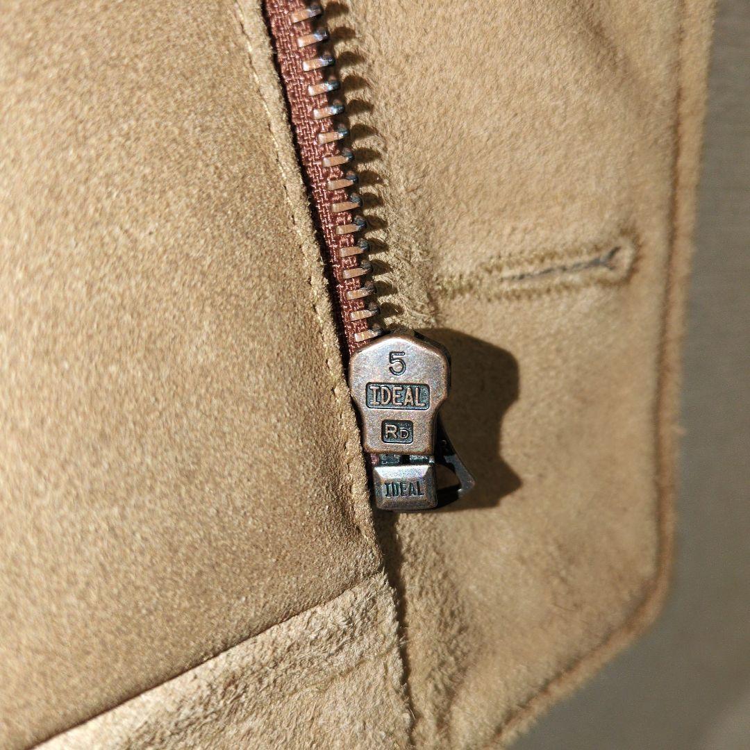 ヒューストン　n1 デッキジャケット　スエードレザー