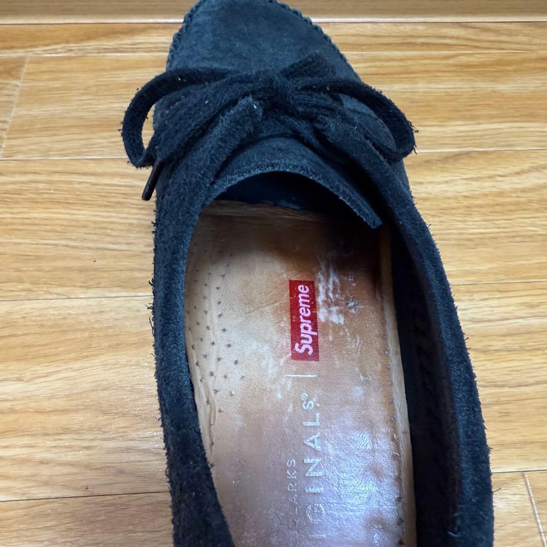 靴 supreme clarks weaver uk7.5