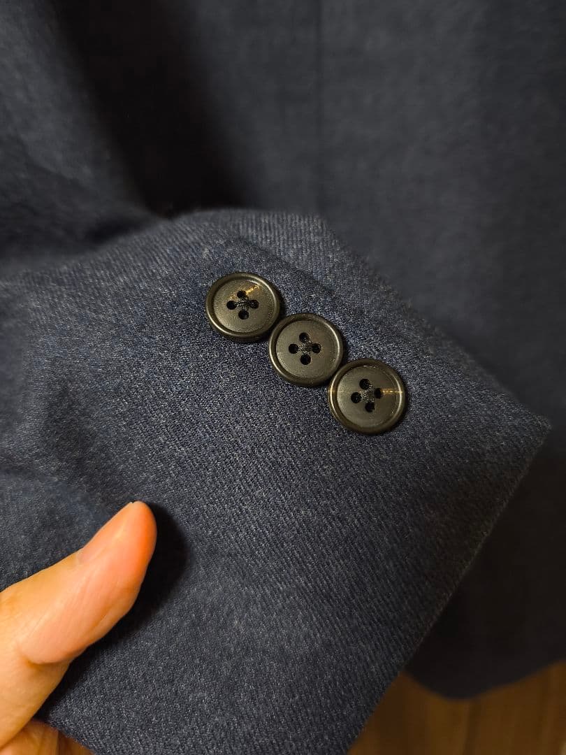 EDIFICE エディフィス ダークブルー ネイビー　セットアップ