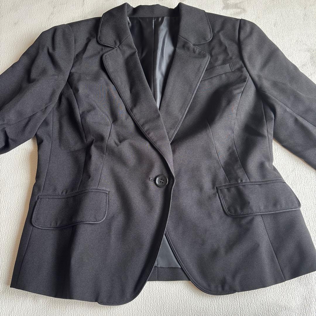 ニッセン　スカートスーツ レディーススーツ フレアスカートスーツ　ジャケット