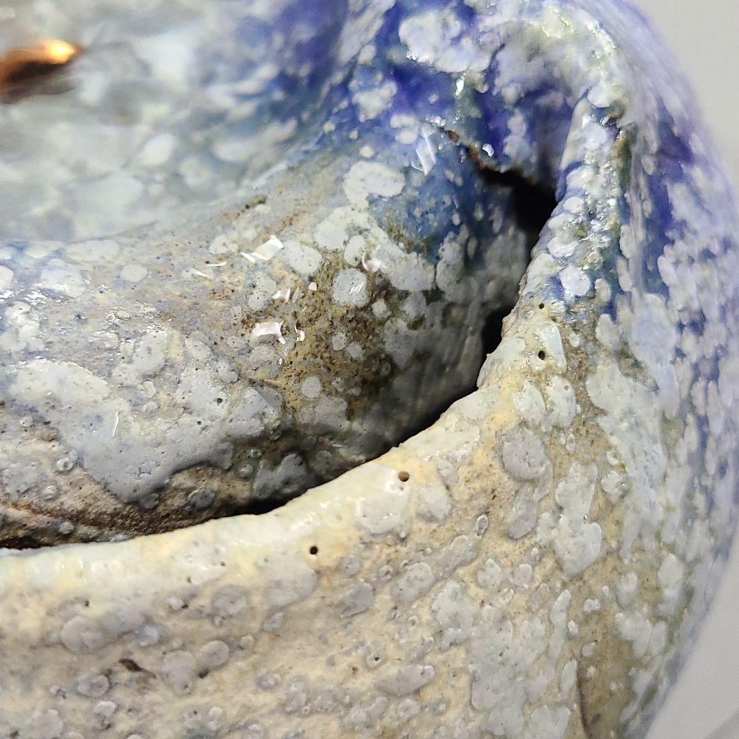 choco 信楽焼 湧水つくばい 直径27cm