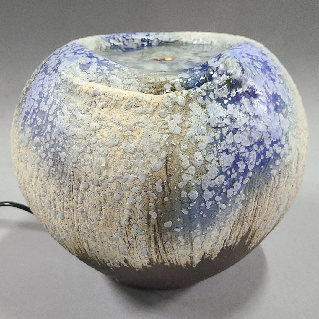 choco 信楽焼 湧水つくばい 直径27cm