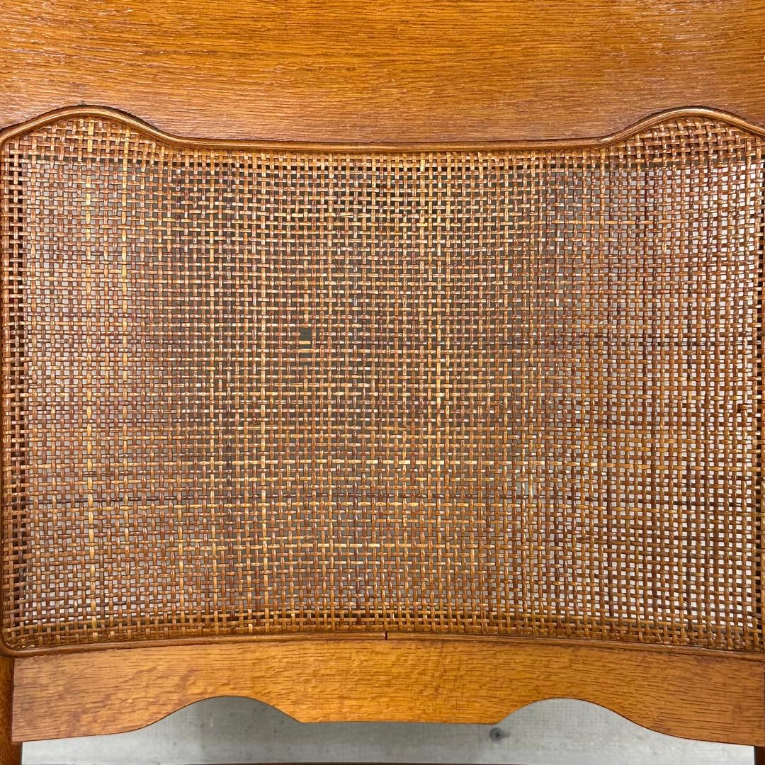 ✿柏木工✿ KASHIWA ダイニングチェア 木の温もりと籐の粋な調べ