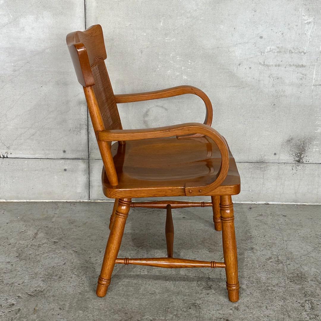 ✿柏木工✿ KASHIWA ダイニングチェア 木の温もりと籐の粋な調べ