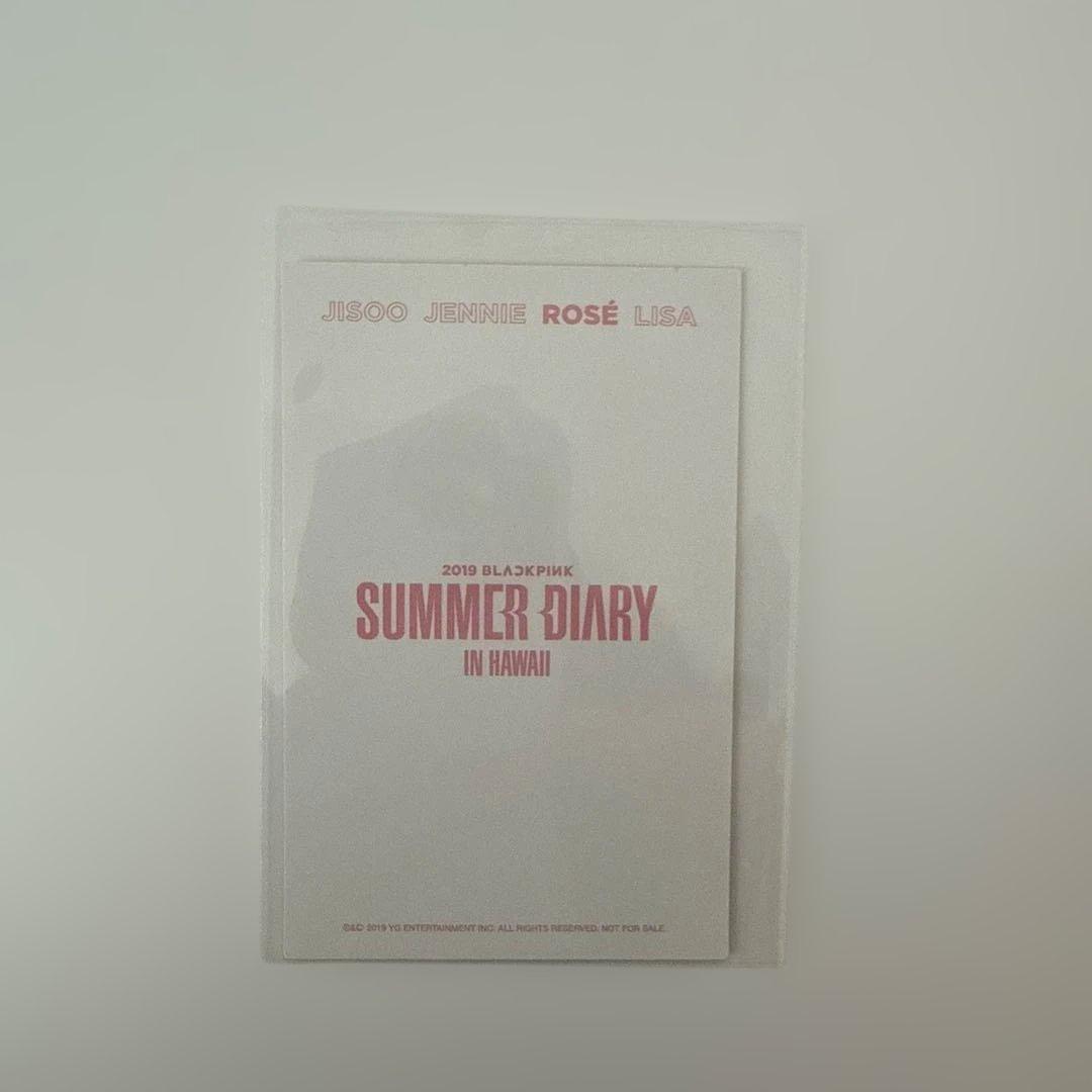 BLACKPINK Summer diary ロゼ トレカ