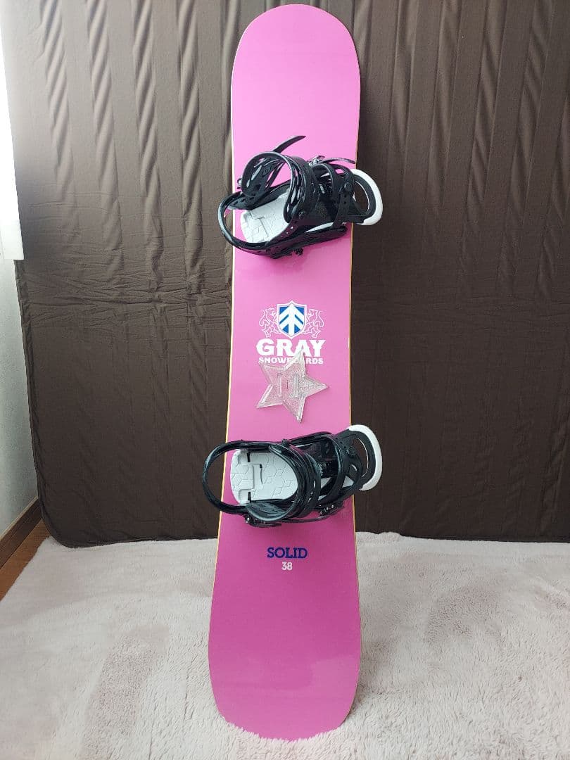 ボードGRAY SOLID 38&ビンBURTON SMALLS KIDSセット