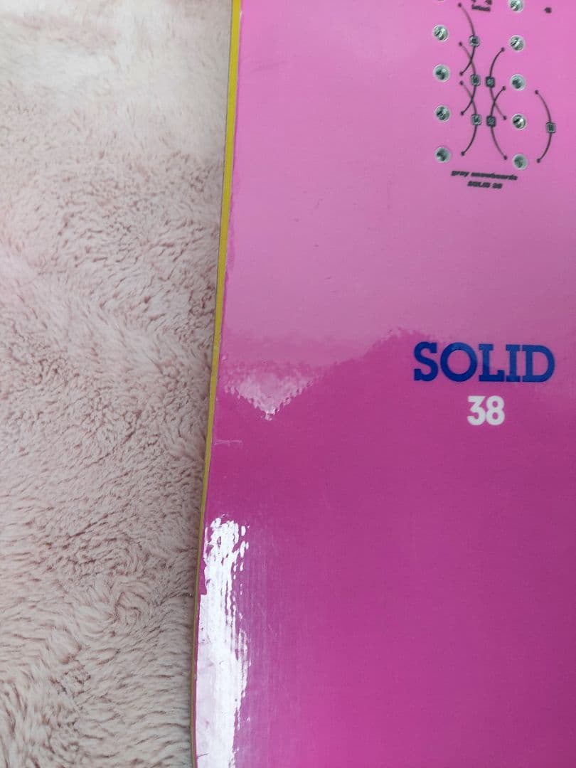 ボードGRAY SOLID 38&ビンBURTON SMALLS KIDSセット