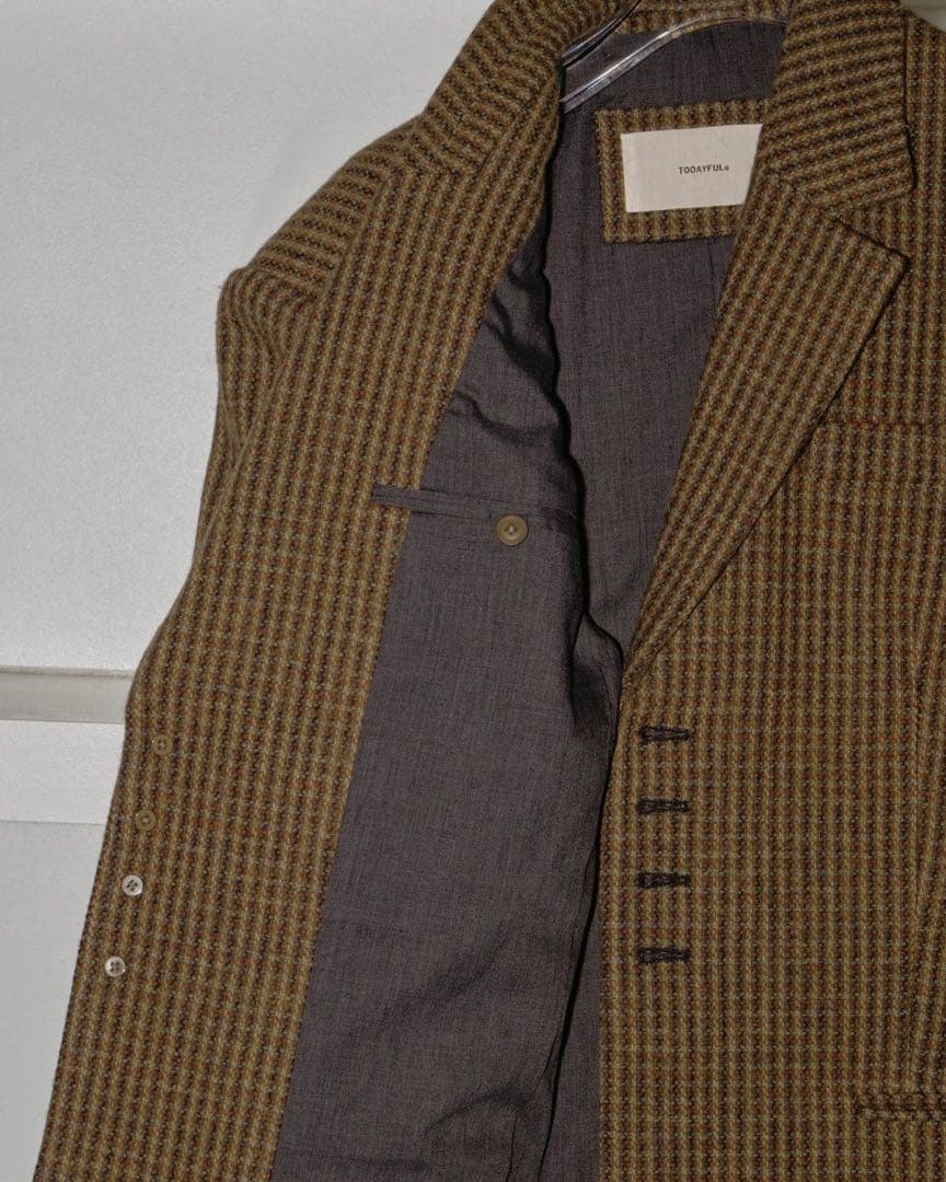 ジャケット・アウター TODAYFUL Wool 100% Check Jacket 36