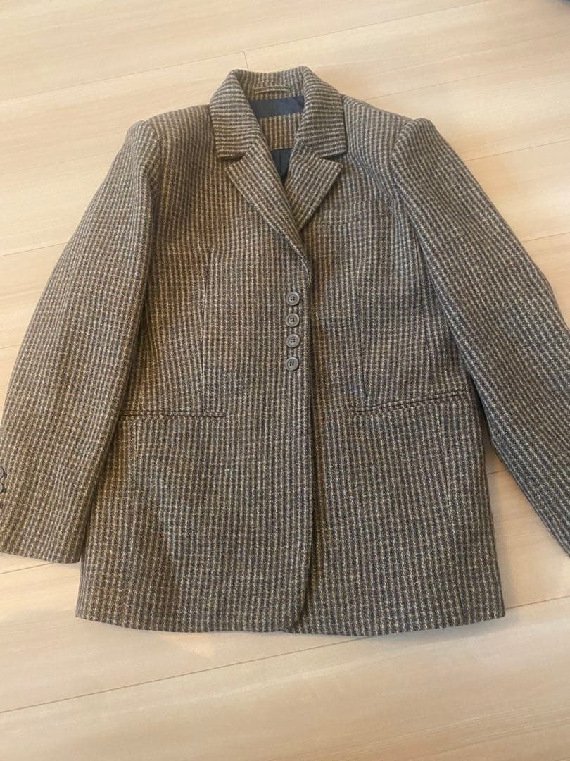 ジャケット・アウター TODAYFUL Wool 100% Check Jacket 36
