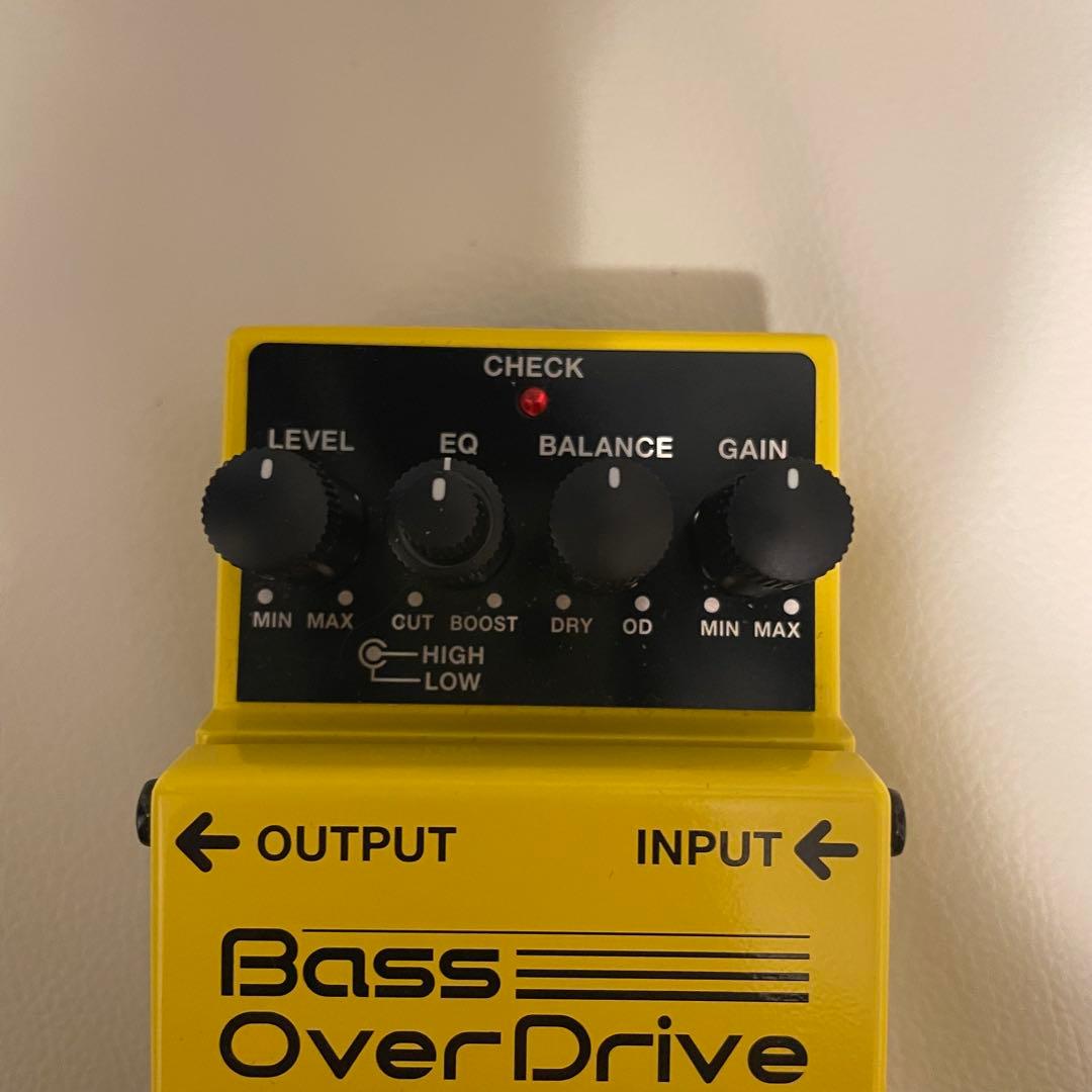 【BOSS】 OverDrive ODB-3 ベースエフェクター