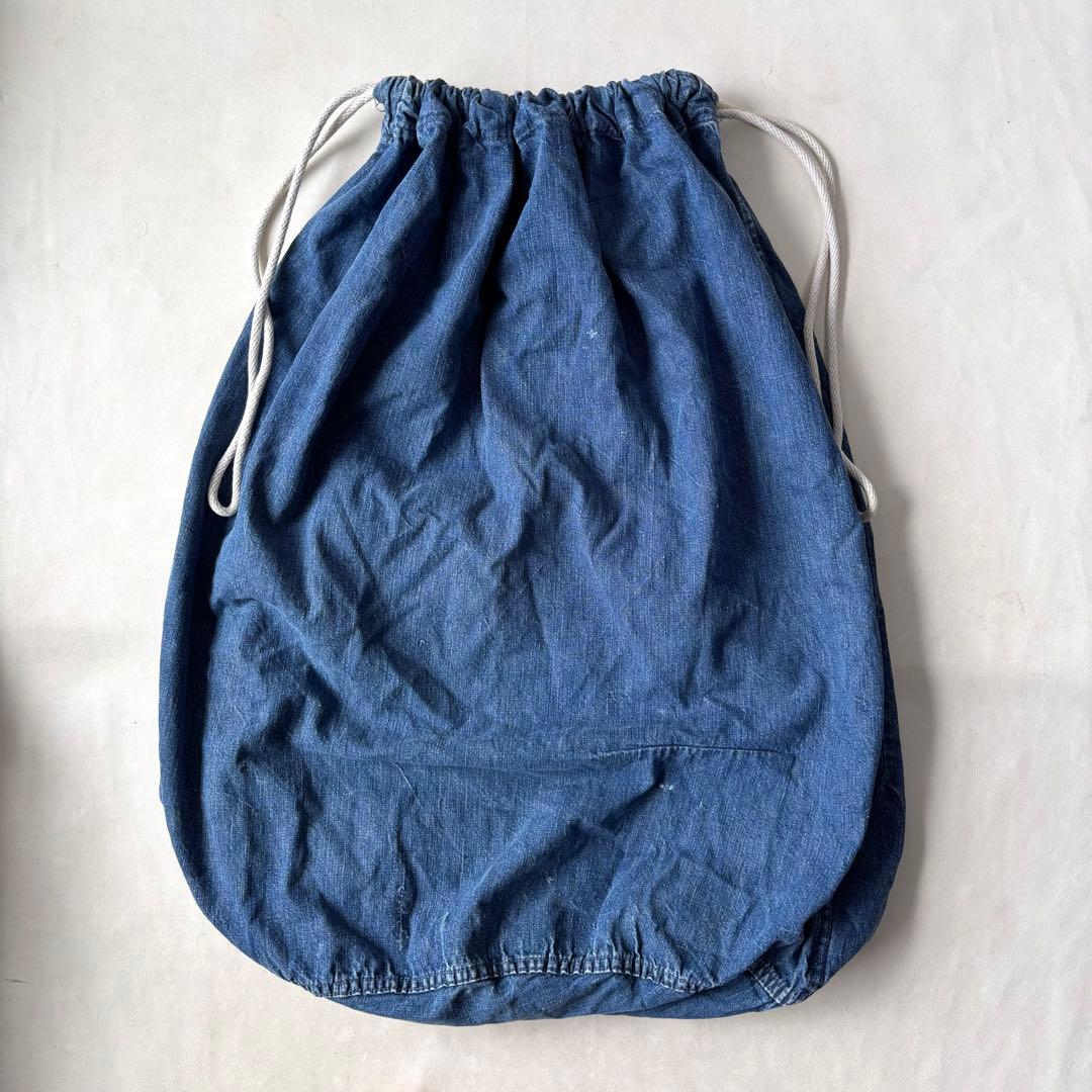 50s〜 US.NAVY デニム ランドリー バッグ ビンテージ ミリタリー
