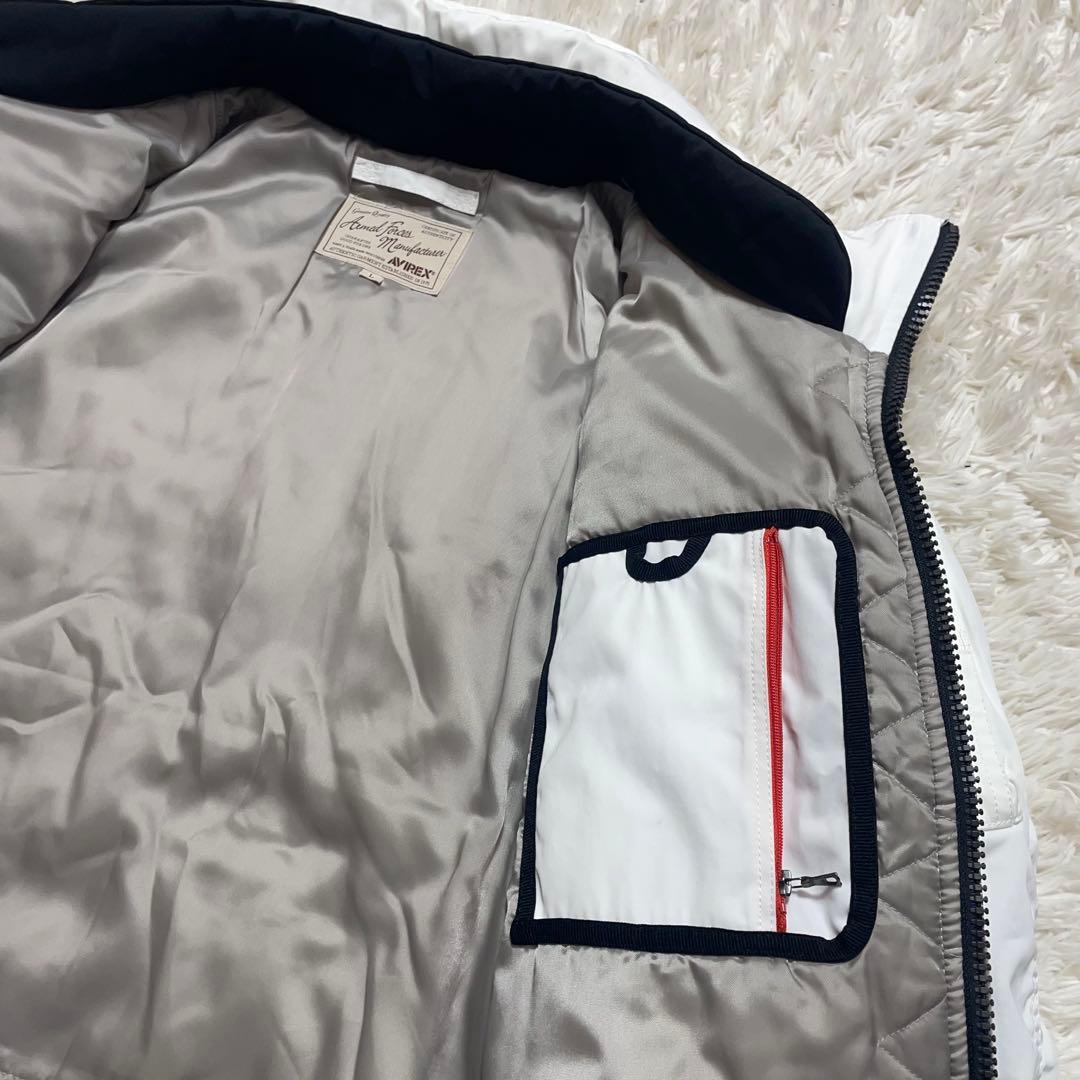 【美品】AVIREX TYPE MA-1 GT-10 フライトジャケット L