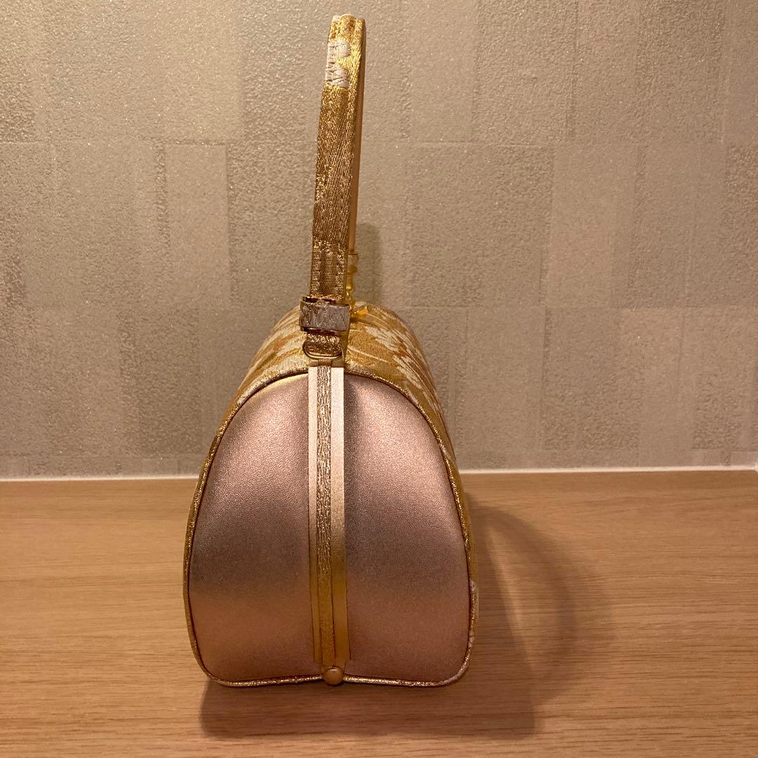 振袖向けフォーマルバッグ ゴールド 美品
