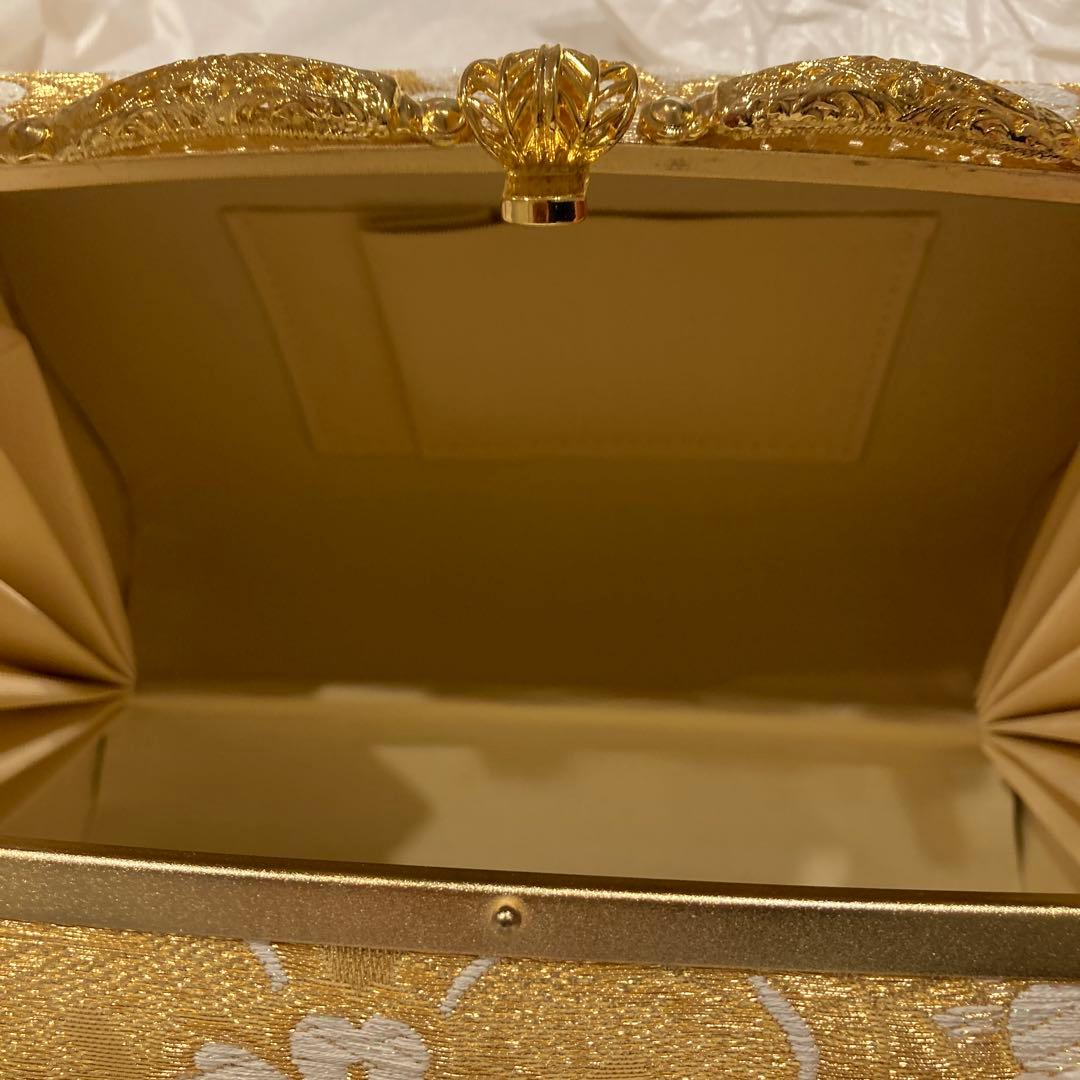 振袖向けフォーマルバッグ ゴールド 美品