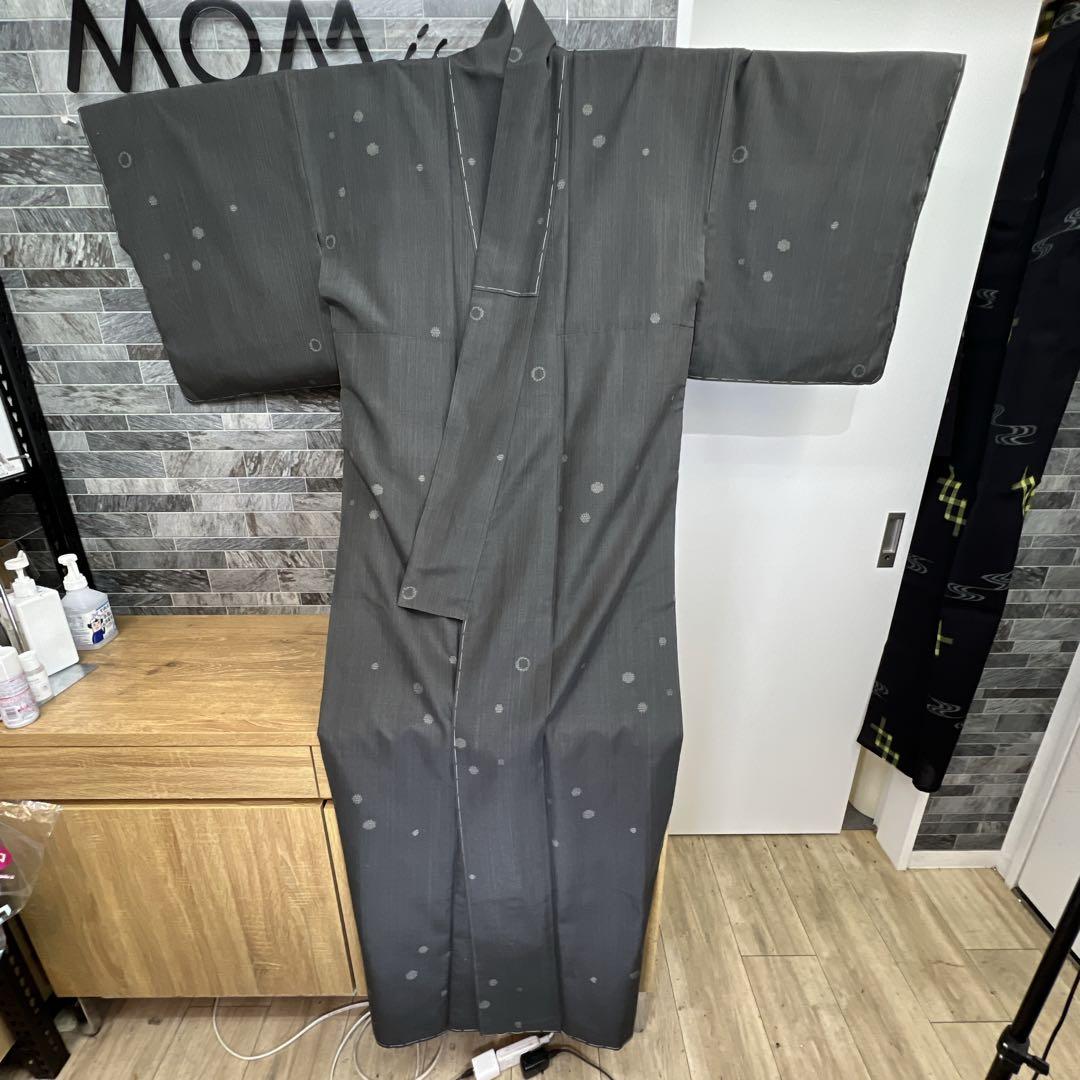 【未着用】特撰真綿結城紬　奥順謹製　証紙あり　はたおり娘　本湯通し　槌打ち　絣