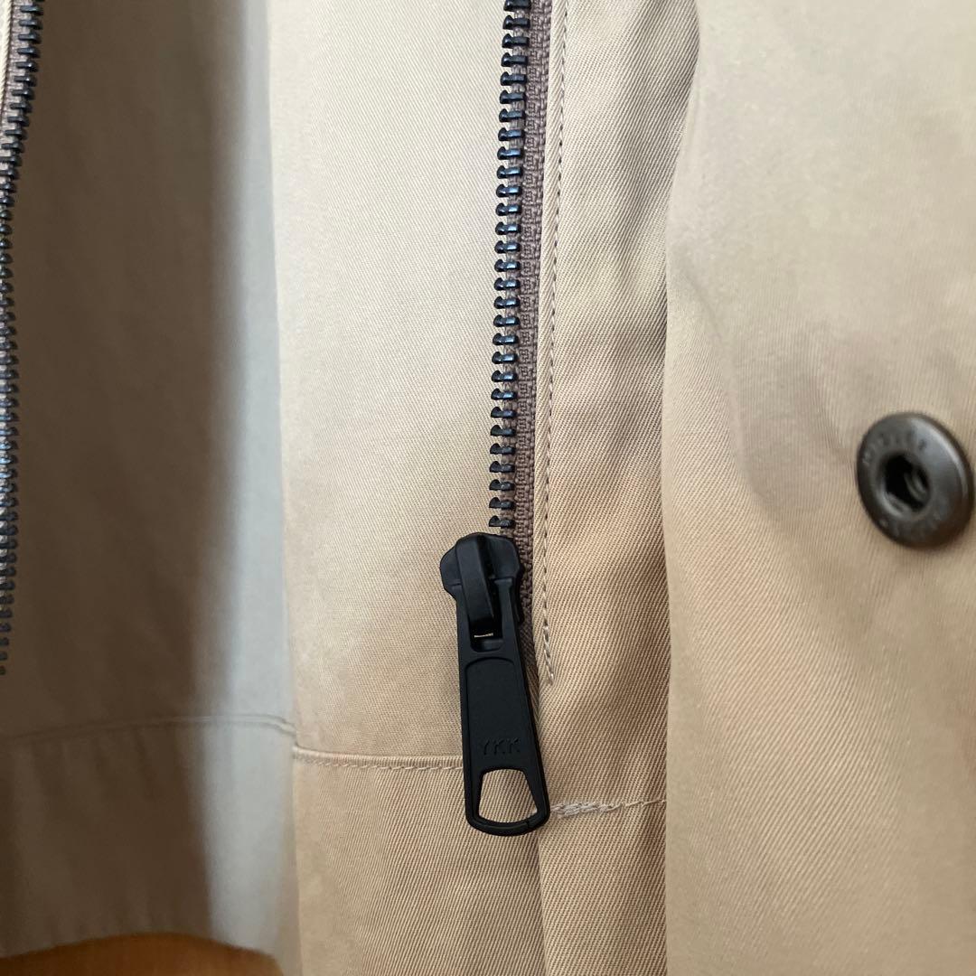 【美品】イレーヴ　ハイカウントコットンギャバジンポンチョ　サイズF ベージュ