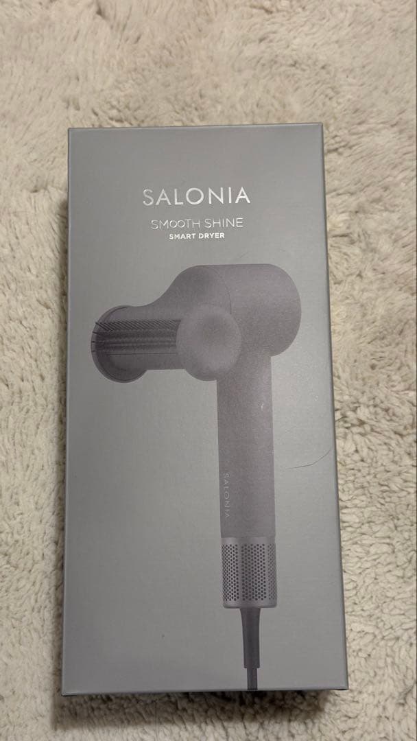 SALONIA SMOOTH SHINE スマートドライヤー グレー