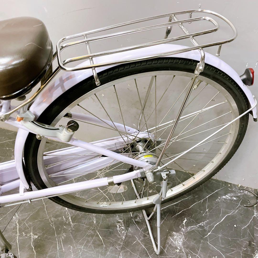 【941】《関西 引き取り》一般車 ママチャリ ブリヂストン パープル