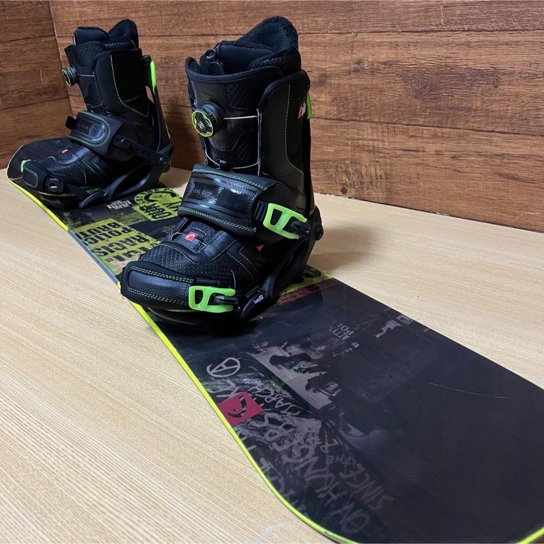 美品　HEAD メンズ　スノーボード　3点セット　153cm ハイブリッド