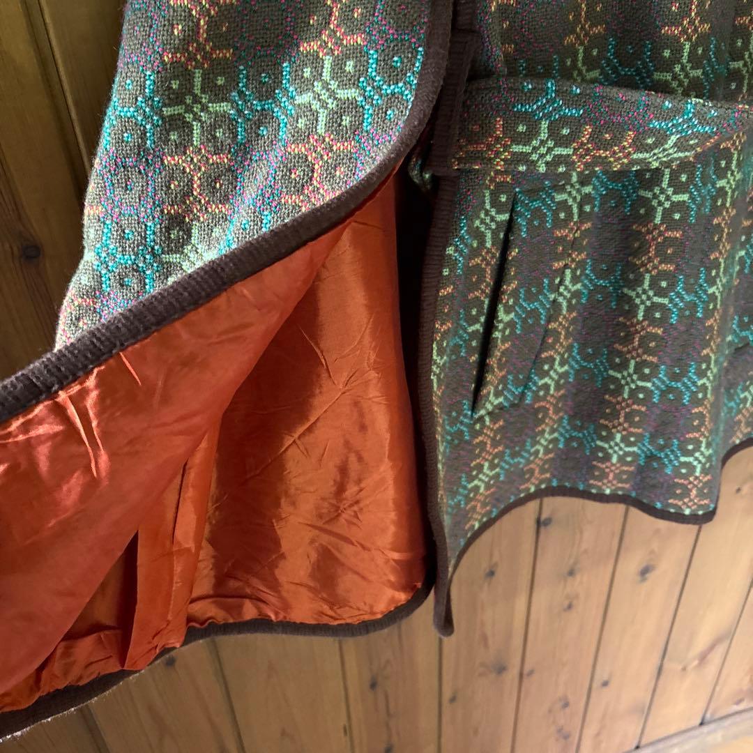 60sビンテージ/Real Welsh Tapestry ケープコート ポンチョ