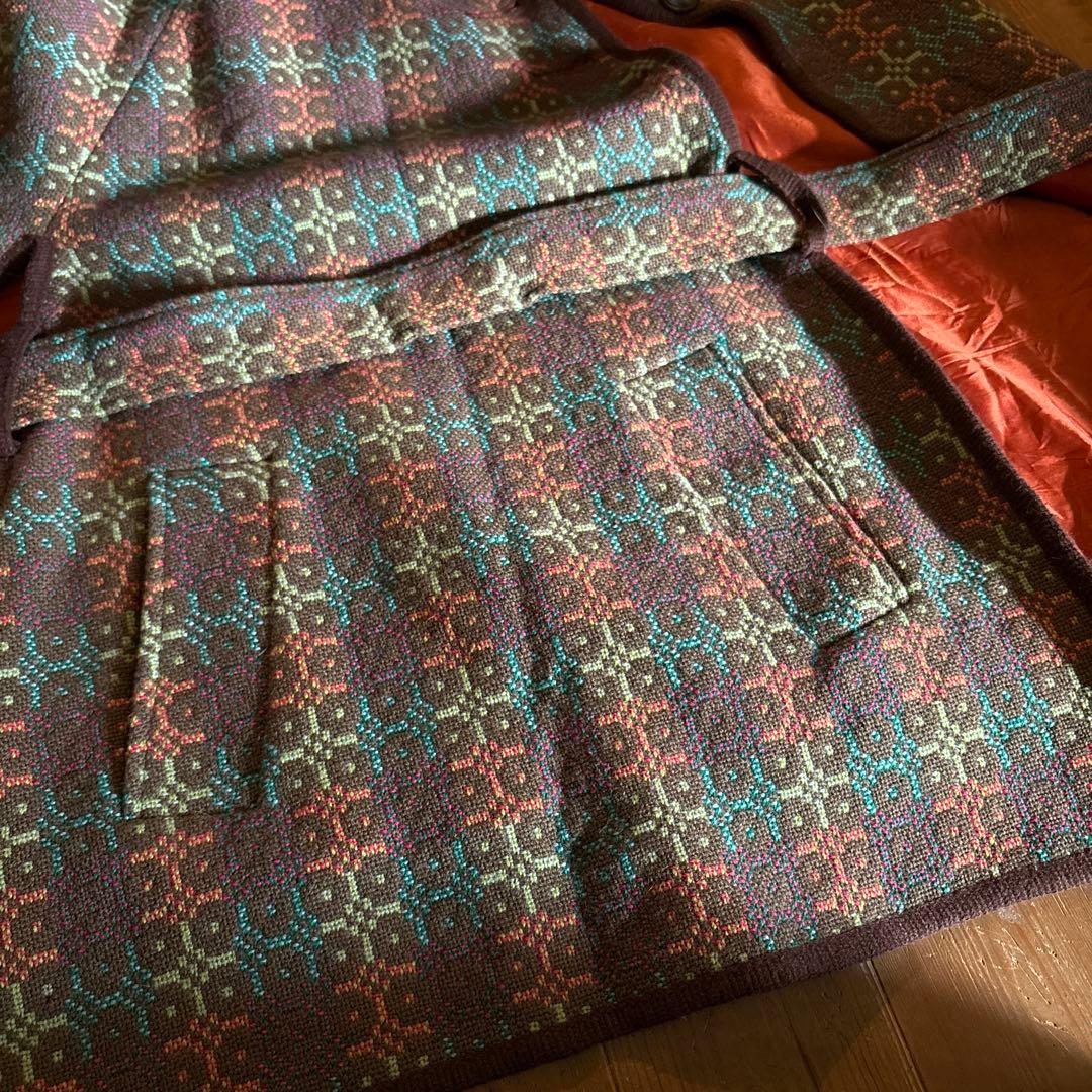 60sビンテージ/Real Welsh Tapestry ケープコート ポンチョ