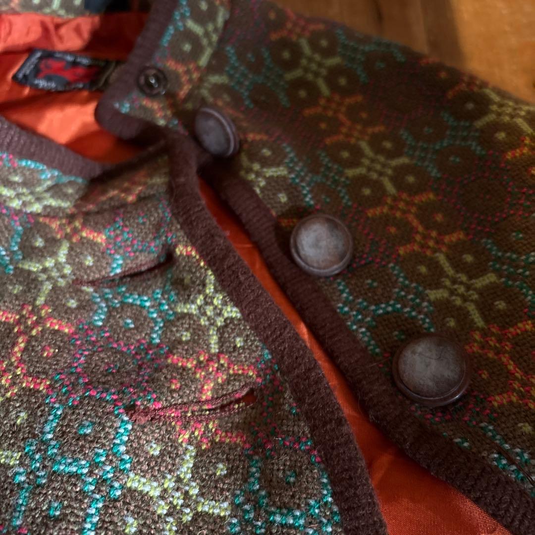 60sビンテージ/Real Welsh Tapestry ケープコート ポンチョ