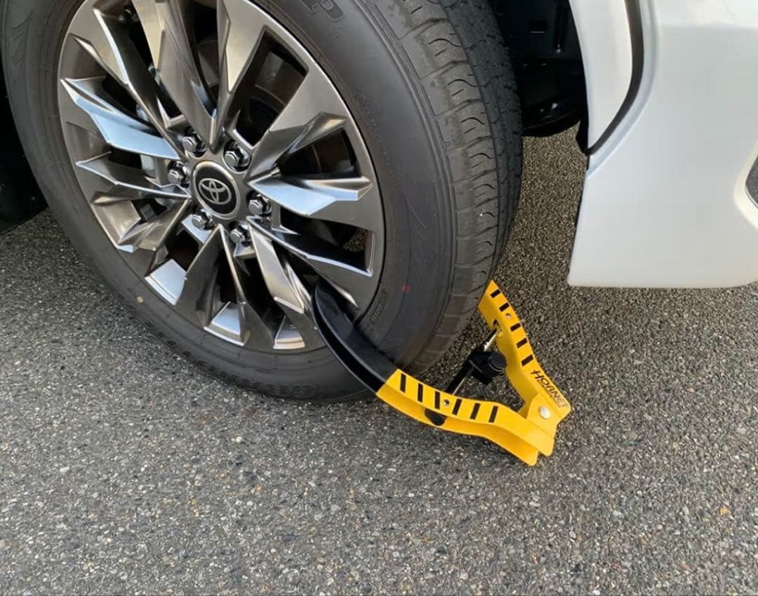 ☻新品⭐︎未使用☻ HORNET タイヤロック イエロー/ブラック