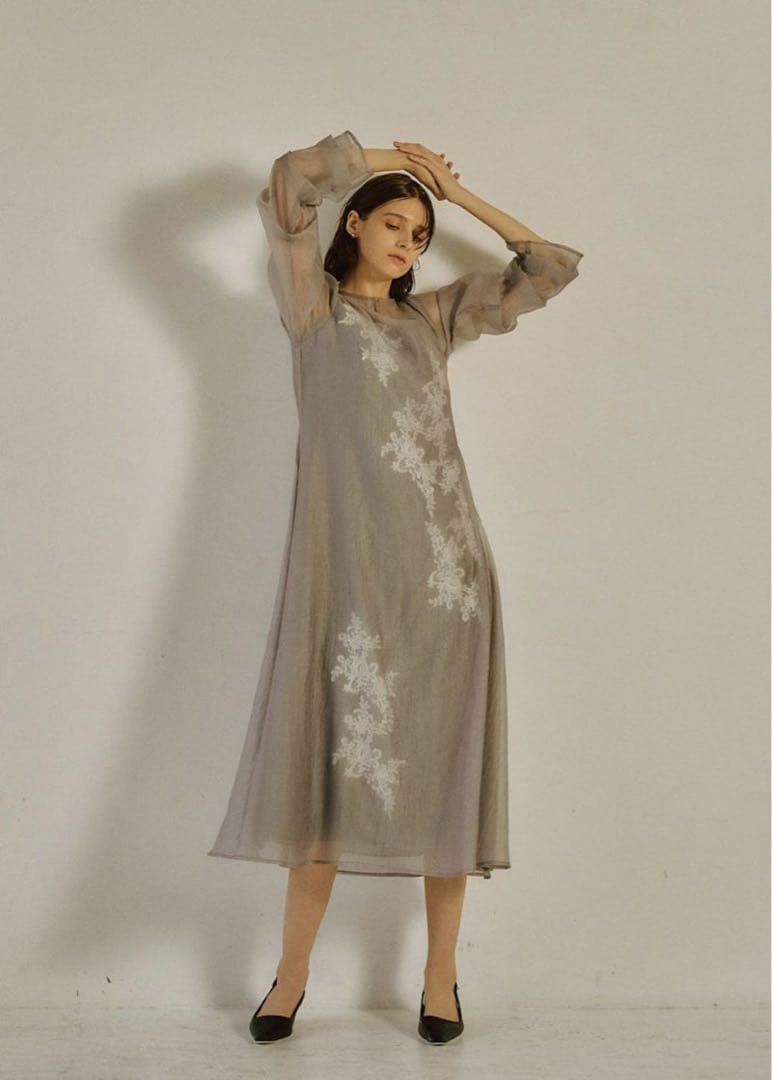 ＊美品＊ le'rure シアーaラインワンピース