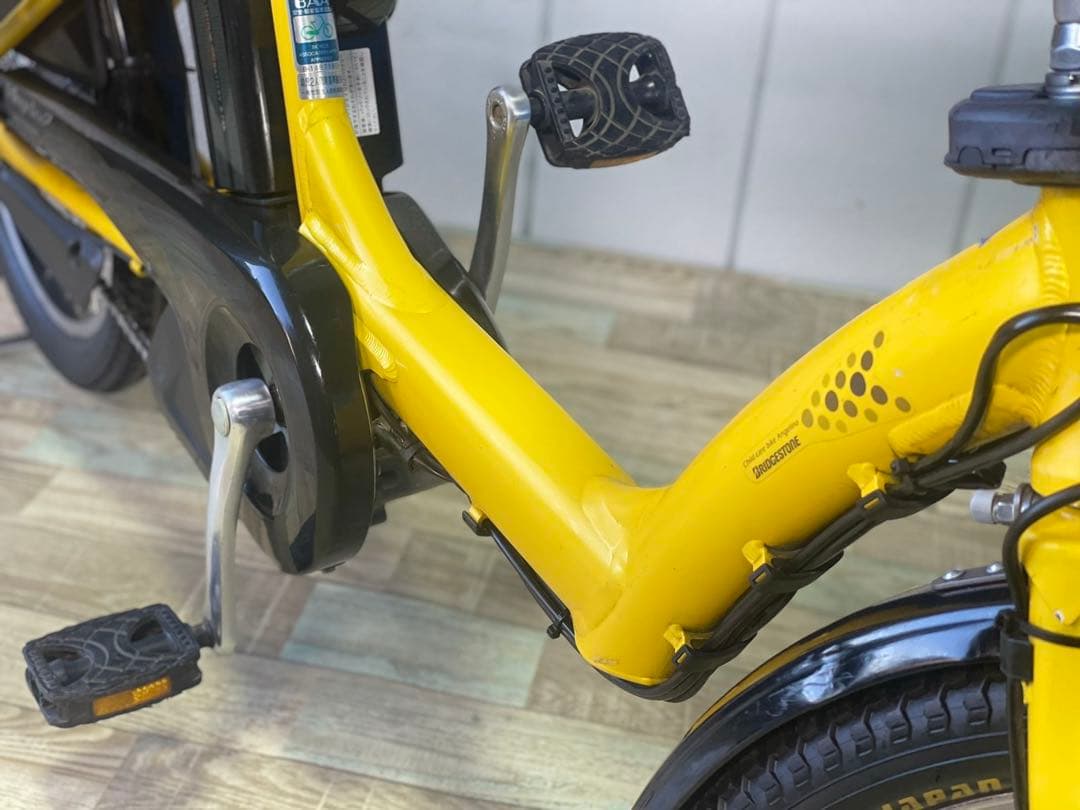 ★2997ブリヂストン8.7アンペア 20インチ子供乗せ電動アシスト自転車